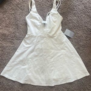 Lulus Love Galore White Skater Dress